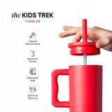 Trek Kids Tumbler with Silicone Straw Lid I0