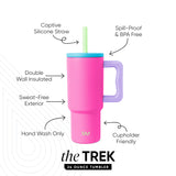 Trek Kids Tumbler with Silicone Straw Lid U5