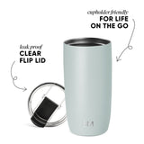 Voyager Tumbler with Clear Flip Lid & Straw N4