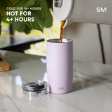 Voyager Tumbler with Clear Flip Lid & Straw W3